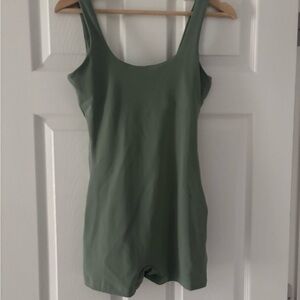 Green Sleeveless Bodysuit